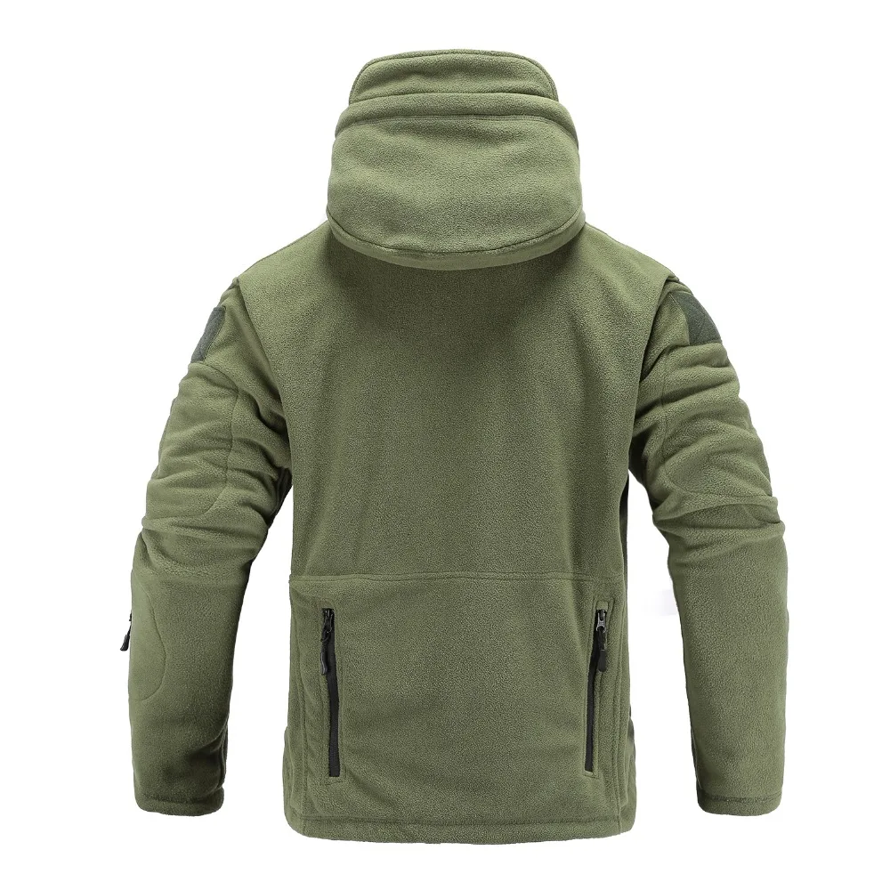 Men's Military Fleece Jacket Tactical Soft shell Clothing Men Thick Polartec Thermal Hooded Flight Pilot Coat
Men's Military Fleece Jacket Tactical Soft shell Clothing Men Thick Polartec Thermal Hooded Flight Pilot Coat