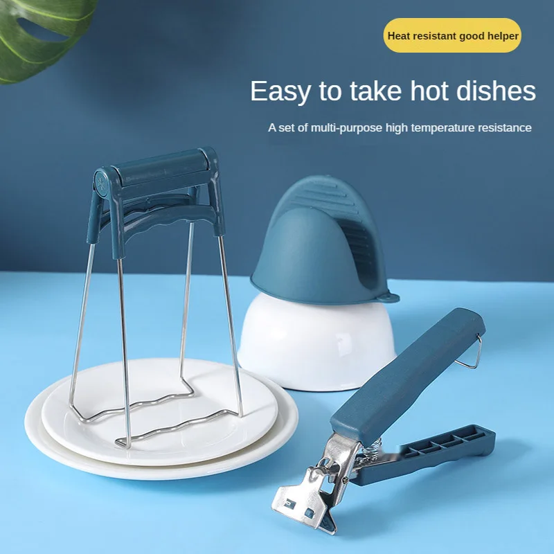 Anti-scald Bowl Clamp High Temperature Resistant Non-slip Gripper Stainless Steel Pot Tongs Air Fryer Microwave Oven Clips
Anti-scald Bowl Clamp High Temperature Resistant Non-slip Gripper Stainless Steel Pot Tongs Air Fryer Microwave Oven Clips