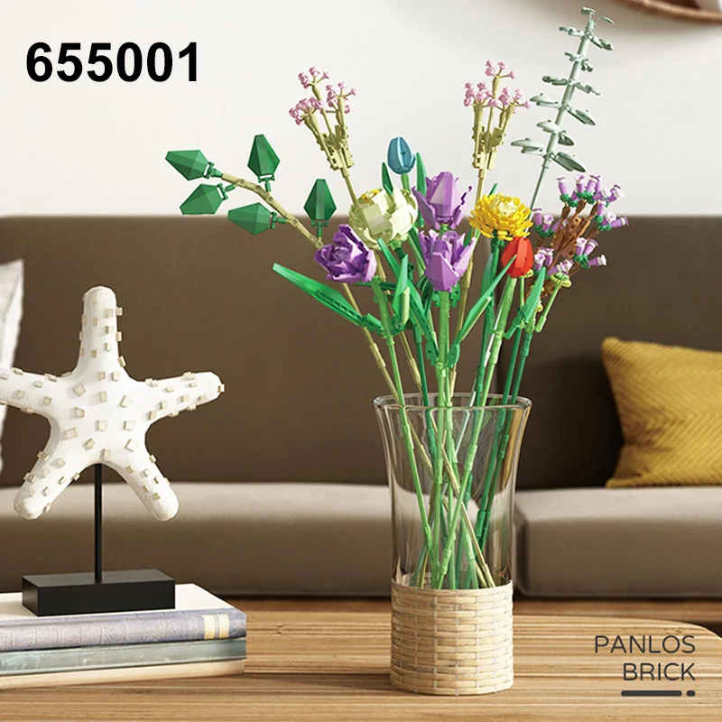 MOC Colorful Flower Bouquets Romantic Rose Flowers Model Building Blocks Bricks DIY Educational Toys For Boys Birthday Gifts
MOC Colorful Flower Bouquets Romantic Rose Flowers Model Building Blocks Bricks DIY Educational Toys For Boys Birthday Gifts