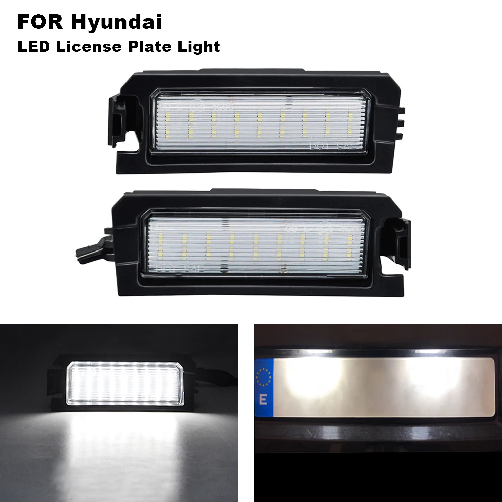 2Pcs/Set LED Number License Plate Lamp Light for Hyundai i30 PD PDE Fastback N PD Elantra GT Sonata Veloster Kia Rio Niro Cadenz 
2Pcs/Set LED Number License Plate Lamp Light for Hyundai i30 PD PDE Fastback N PD Elantra GT Sonata Veloster Kia Rio Niro Cadenz