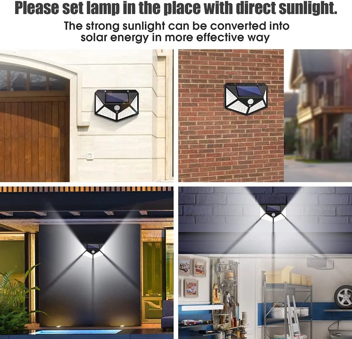 Solar Light Outdoors 4 Pack Solar Lamp PIR Motion Sensor Security Lighting Waterproof Wireless Wall Lights for Garden Decoration
Solar Light Outdoors 4 Pack Solar Lamp PIR Motion Sensor Security Lighting Waterproof Wireless Wall Lights for Garden Decoration