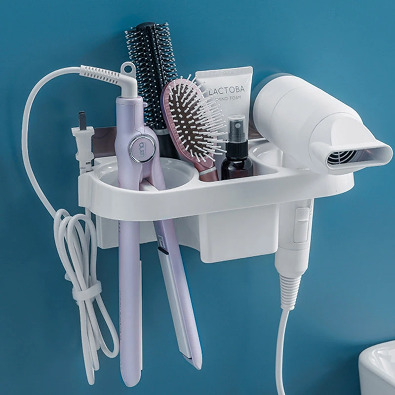 Hands Free Hair Dryer Holder Storage Box Curling Iron Shelf For Bathroom Organizer Storage Rack Bathroom Accessories Set Home
Hands Free Hair Dryer Holder Storage Box Curling Iron Shelf For Bathroom Organizer Storage Rack Bathroom Accessories Set Home