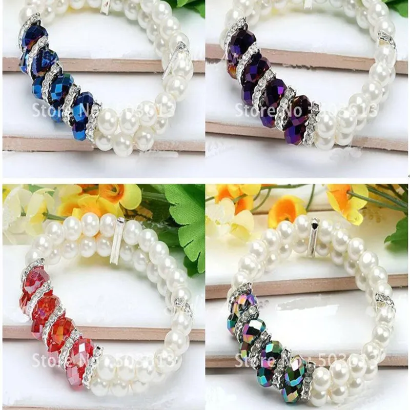 Fashion Crystal Imitation Pearl Elastic Bracelets Loose DIY Copper Accessory Women's Jewelry Bangle One Piece gcb1150
Fashion Crystal Imitation Pearl Elastic Bracelets Loose DIY Copper Accessory Women's Jewelry Bangle One Piece gcb1150