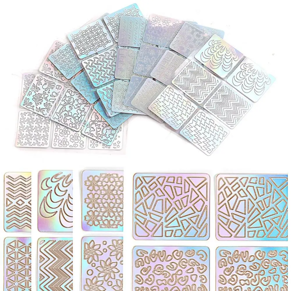 80% Hot Sale 24Pcs/Set Wavy Hollow Self-adhesive Nail Polish Sticker Decal Manicure Tools
80% Hot Sale 24Pcs/Set Wavy Hollow Self-adhesive Nail Polish Sticker Decal Manicure Tools