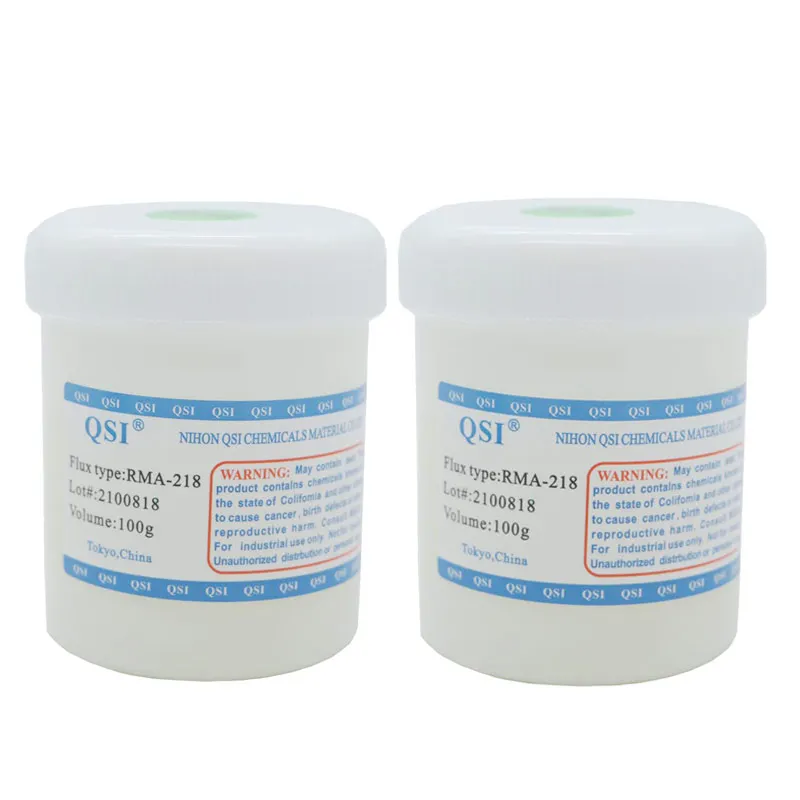 2PCS High Quality Original 100g RMA-218 BGA Solder Flux Paste Solder for SMT Reballing
2PCS High Quality Original 100g RMA-218 BGA Solder Flux Paste Solder for SMT Reballing
