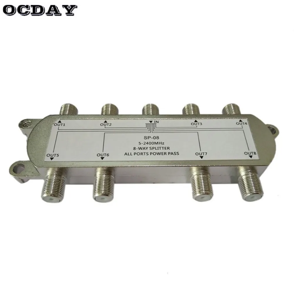 GSP-08A 8-Way Signal Satellite Splitter TV Antenna RF Coaxial Cable Splitter Wholesale
GSP-08A 8-Way Signal Satellite Splitter TV Antenna RF Coaxial Cable Splitter Wholesale