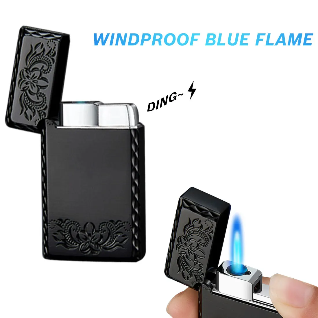 Gas Lighter Square Side Slip Wheel Mini Butane Lighters Metal Cigar Smoking Lighters Cigarettes Accessories Men Gadgets
Gas Lighter Square Side Slip Wheel Mini Butane Lighters Metal Cigar Smoking Lighters Cigarettes Accessories Men Gadgets