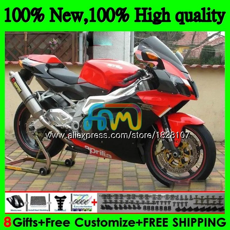 RSV1000R For Aprilia RSV1000 R Mille 03 04 05 06 55BS.18 RSV1000RR RSV 1000 R RR 1000R 2003 Red black top 2004 2005 2006 Fairing
RSV1000R For Aprilia RSV1000 R Mille 03 04 05 06 55BS.18 RSV1000RR RSV 1000 R RR 1000R 2003 Red black top 2004 2005 2006 Fairing