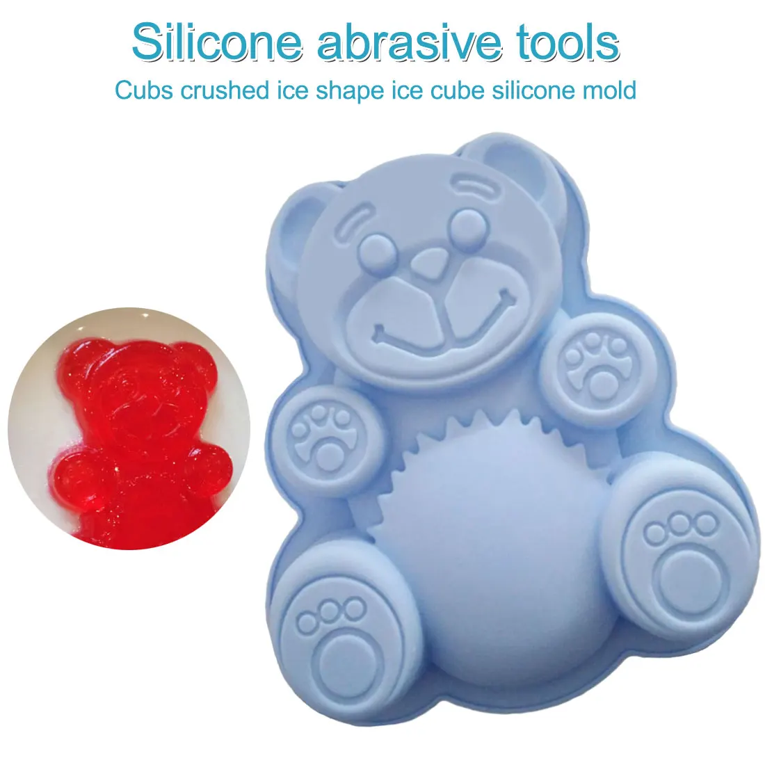 Hot selling creative cartoon silicone bear shape biscuit mold fondant cake chocolate mold kitchen baking cake decoration baking
Hot selling creative cartoon silicone bear shape biscuit mold fondant cake chocolate mold kitchen baking cake decoration baking