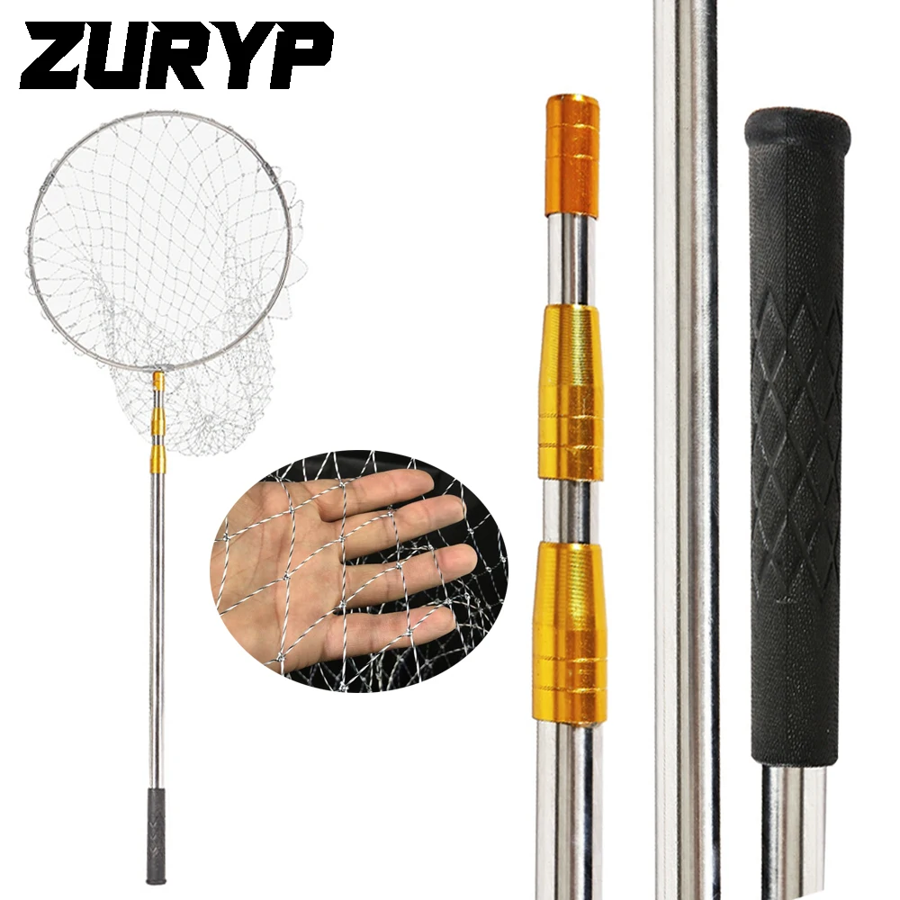 1.8m-2.5m ultralight Portable carbon Hand net Casting Rod and net head combination Net Fishing Tackle Fishing Fihsing tools
1.8m-2.5m ultralight Portable carbon Hand net Casting Rod and net head combination Net Fishing Tackle Fishing Fihsing tools