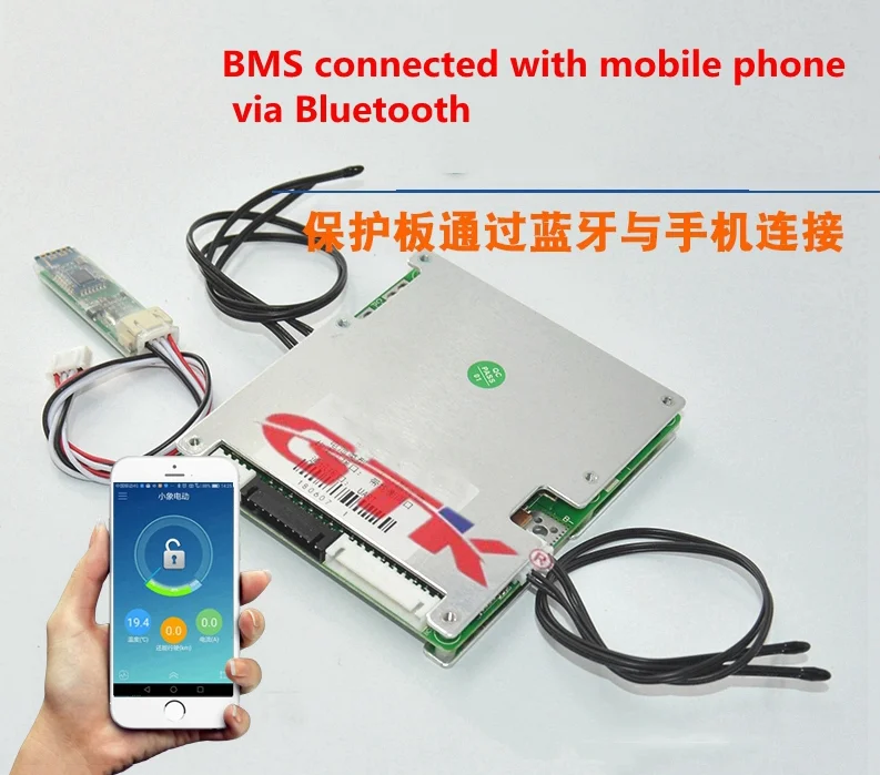 Умный BMS аккумулятор GTK 20S 72 в 20 А 30 40 50 а с bluetooth для аккумулятора электровелосипеда