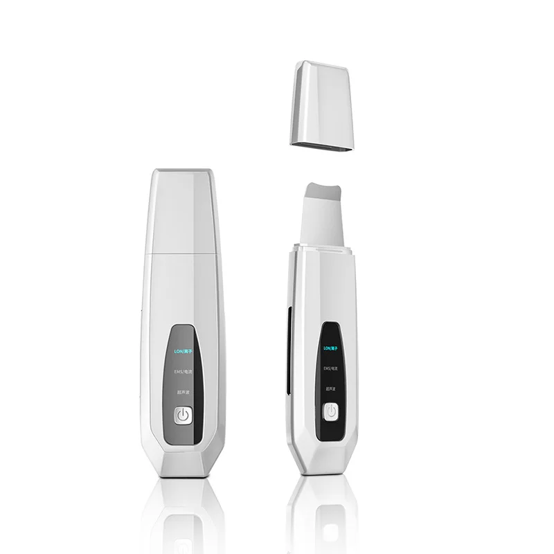 Ultrasonic Skin Peeling Machine Ultrasonic Scrubber Shovel Cleaner Blackhead Acne Removal Deeply Clean Facial Lifting Massager 
Ultrasonic Skin Peeling Machine Ultrasonic Scrubber Shovel Cleaner Blackhead Acne Removal Deeply Clean Facial Lifting Massager