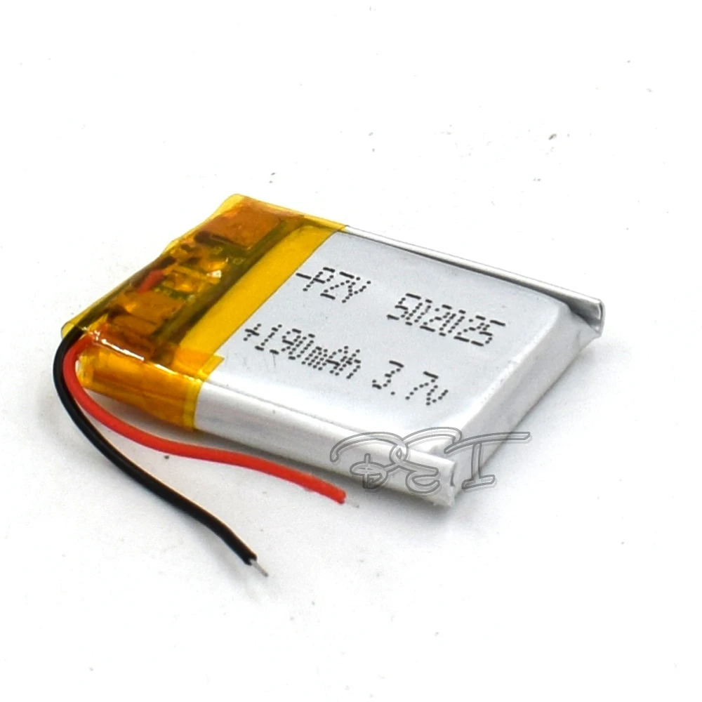 5Pcs 3.7V 502025 with protective plate 190mAh Rechargeable polymer lithium battery For PSP navigation Ebook core Li-ion Cell 
5Pcs 3.7V 502025 with protective plate 190mAh Rechargeable polymer lithium battery For PSP navigation Ebook core Li-ion Cell