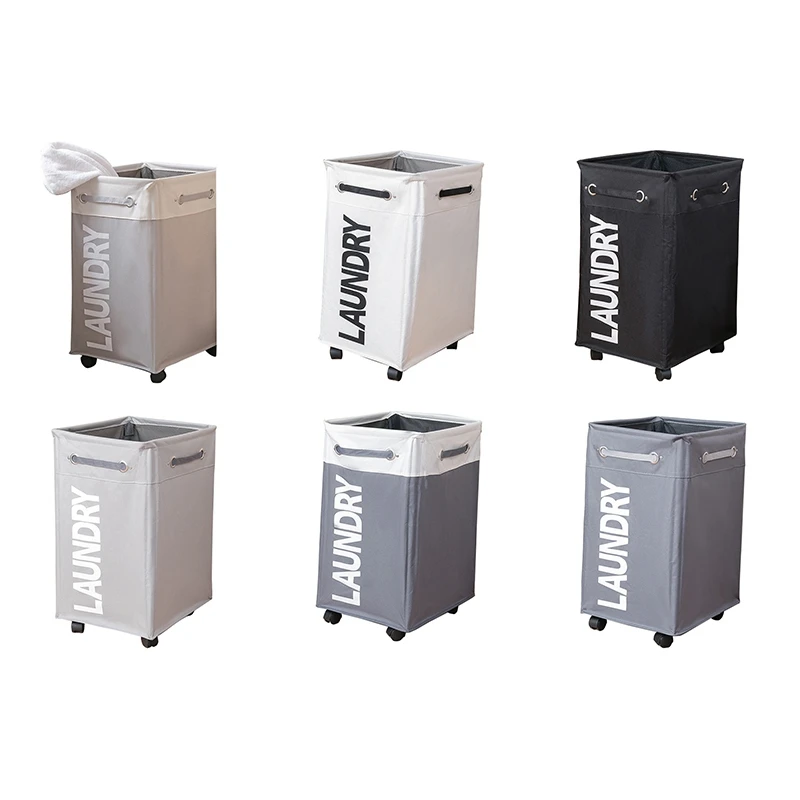 Dirty Clothes Laundry Basket Foldable Storage Basket with Wheel for Office Waterproof Oxford Bathroom Laundry Hamper
Dirty Clothes Laundry Basket Foldable Storage Basket with Wheel for Office Waterproof Oxford Bathroom Laundry Hamper