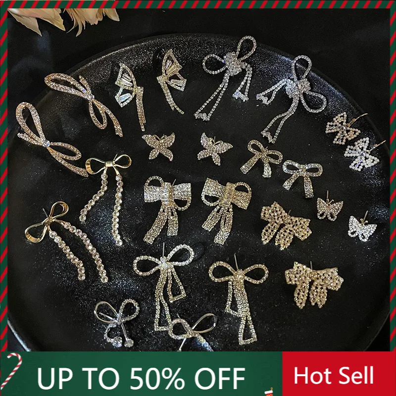 Needle Punk Full Light Luxury High Sense Butterfly Series Earrings For Women Temperament Sparkling Earrings
Needle Punk Full Light Luxury High Sense Butterfly Series Earrings For Women Temperament Sparkling Earrings