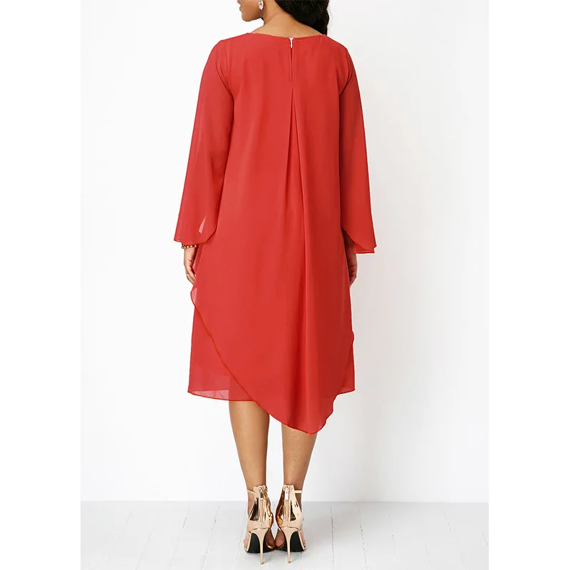 Woman Dress 2021 Spring Casual Slim Red Ruffles Office Chiffon Dresses Women Winter Long Sleeve Vintage Sexy Long Party Dress
Woman Dress 2021 Spring Casual Slim Red Ruffles Office Chiffon Dresses Women Winter Long Sleeve Vintage Sexy Long Party Dress