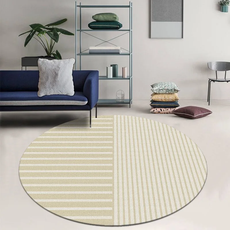 Thicken Japan Round Rug Stripe Print Non-slip Door Mat Home Decoration Living Room Bedroom Study Entry Mat 80/100/120/160/200 cm
Thicken Japan Round Rug Stripe Print Non-slip Door Mat Home Decoration Living Room Bedroom Study Entry Mat 80/100/120/160/200 cm