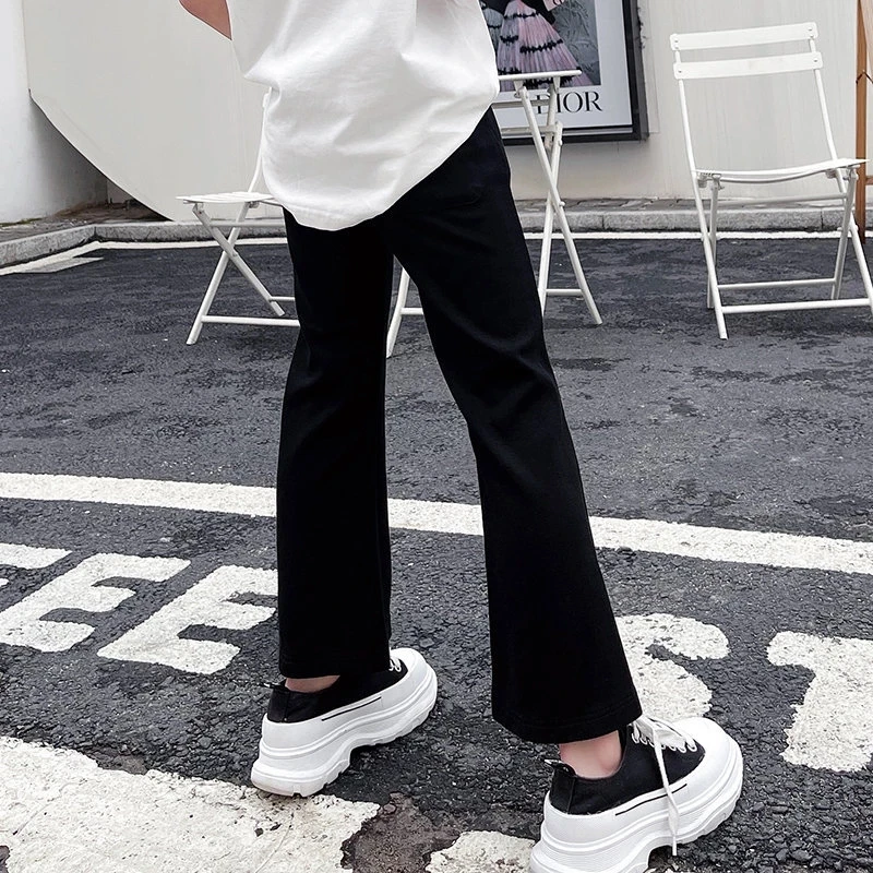 Kids Fashion Casual Trousers For Teenage Girls Children Elastic Waist Flared Pants Kids Slim Bottoms Trousers for Girls 4-13Y
Kids Fashion Casual Trousers For Teenage Girls Children Elastic Waist Flared Pants Kids Slim Bottoms Trousers for Girls 4-13Y