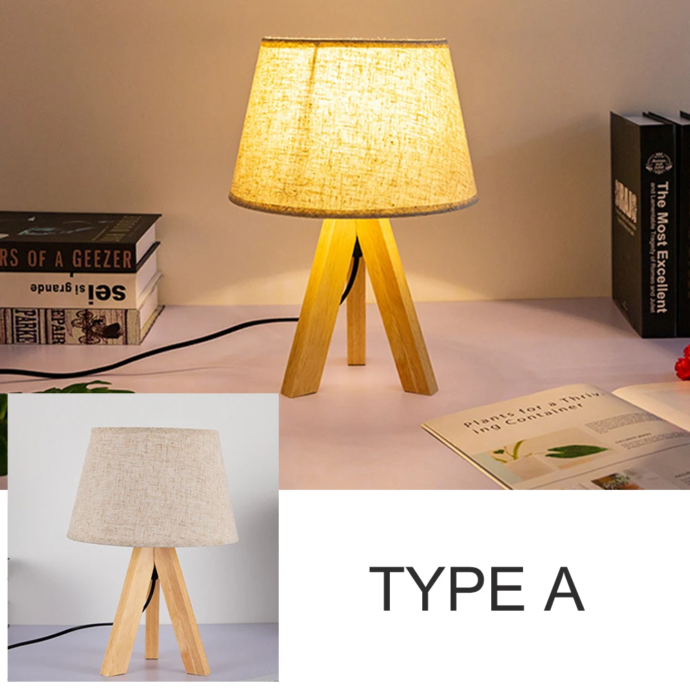 FOXGBF Northern Europe Wood art cloth art LED table lamp bedroom bedside night lamp fashion simple Eye Protection Study Lamp
FOXGBF Northern Europe Wood art cloth art LED table lamp bedroom bedside night lamp fashion simple Eye Protection Study Lamp