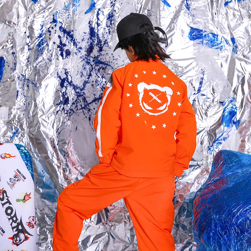 Fashion Zipper Pants For Girls Jazz Dancing Costume Black Tops Long Sleeves Hiphop Outfit Boys Ballroom Child Stage Clothes 3629 
Fashion Zipper Pants For Girls Jazz Dancing Costume Black Tops Long Sleeves Hiphop Outfit Boys Ballroom Child Stage Clothes 3629