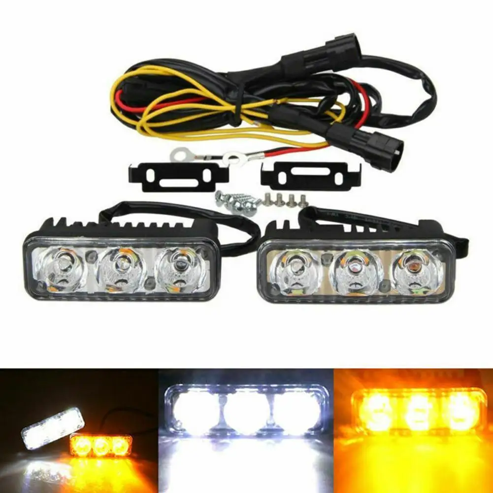 2PCS LED Car Daytime Running Lights Car Auto Car Styling Lamp DRL Waterproof Car High Power Aluminum LED Daytime Running Lights
2PCS LED Car Daytime Running Lights Car Auto Car Styling Lamp DRL Waterproof Car High Power Aluminum LED Daytime Running Lights