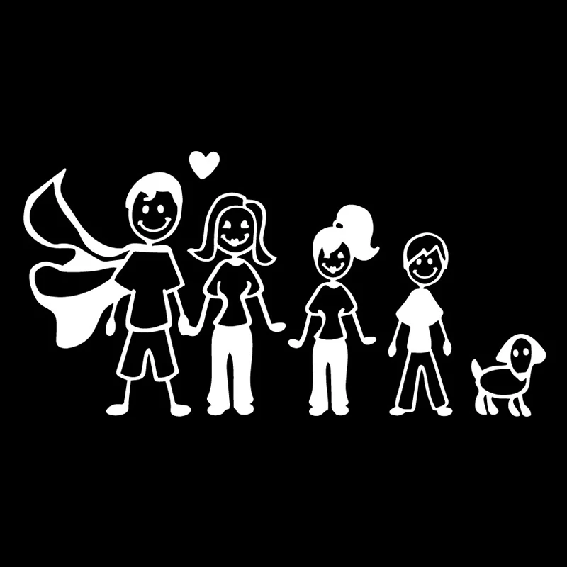 Happy Family Creative Car Decals High Quality Car Window Decoration Personality Pvc Waterproof Decals Black/white, 18cm*9cm
Happy Family Creative Car Decals High Quality Car Window Decoration Personality Pvc Waterproof Decals Black/white, 18cm*9cm