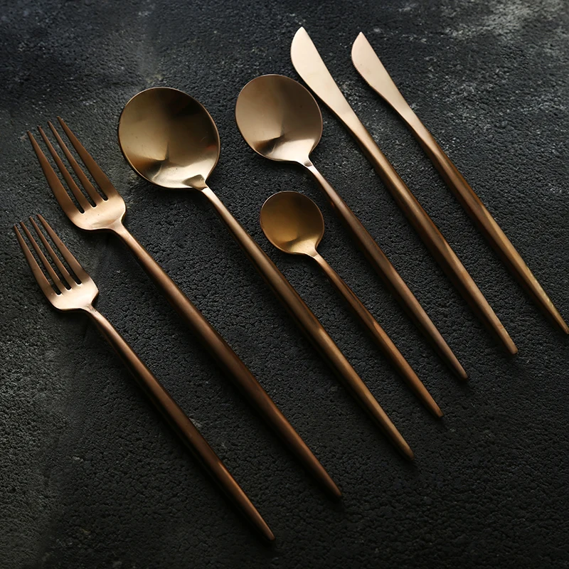 Stainless Steel Fashion Creativity Thicken Cutlery Set Luxury Eco Friendly Elegant Life Gift Juego De Vajilla Home Decore EC50CJ
Stainless Steel Fashion Creativity Thicken Cutlery Set Luxury Eco Friendly Elegant Life Gift Juego De Vajilla Home Decore EC50CJ