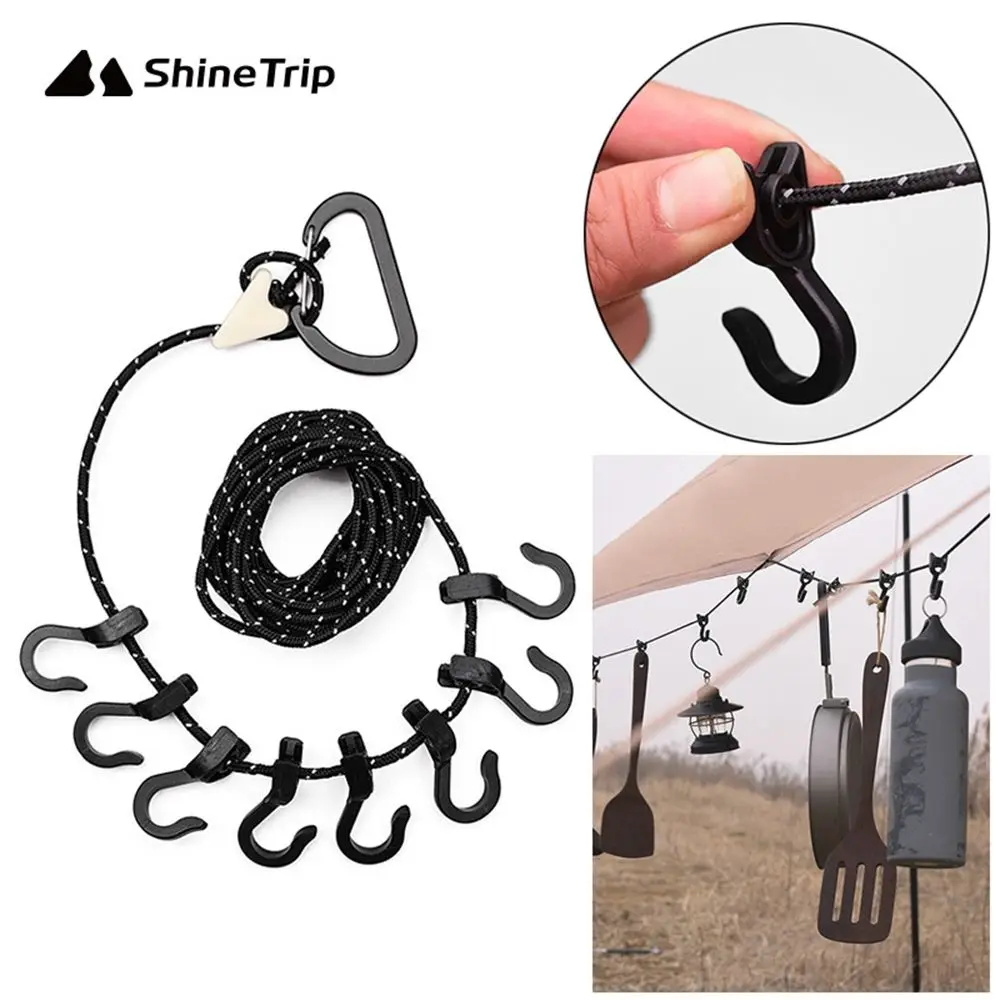 Hooks Adjustable Clothespin Portable Camping Accessories Awing Ropes Multi-purpose Anti-slip Clothesline Hanging Rope
Hooks Adjustable Clothespin Portable Camping Accessories Awing Ropes Multi-purpose Anti-slip Clothesline Hanging Rope