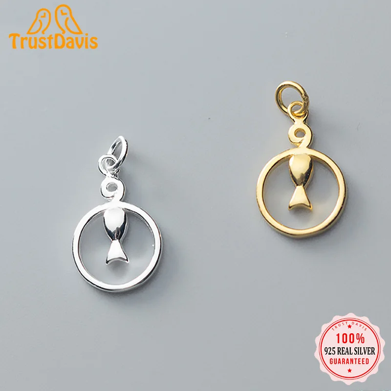 TrustDavis, новая мода, Настоящее серебро 925 пробы, милая круглая искусственная кожа, аксессуары ручной работы, оптовая продажа DZ30 
TrustDavis, новая мода, Настоящее серебро 925 пробы, милая круглая искусственная кожа, аксессуары ручной работы, оптовая продажа DZ30