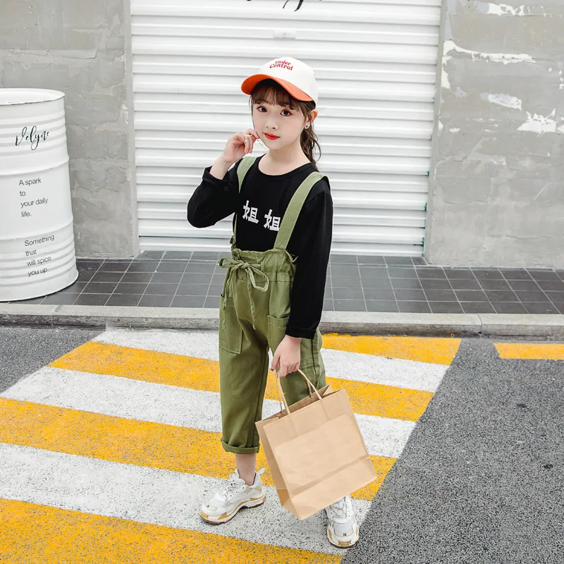 Детская Хлопковая уличная одежда на весну и осень футболка с принтом для