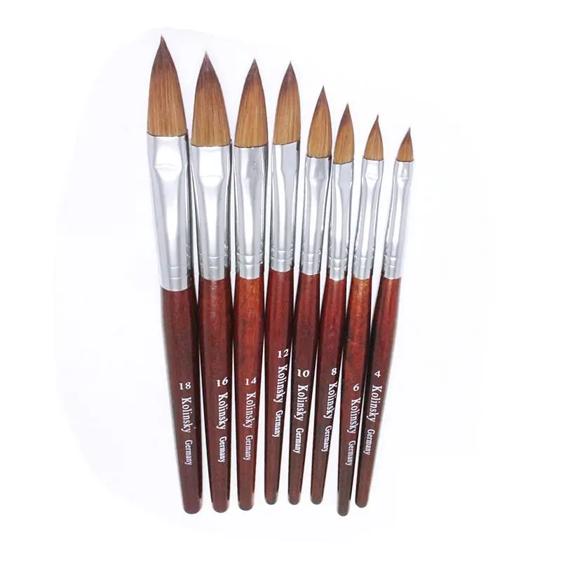 Red Wooden Handle 30% Kolinsky Manicure Nail Acrylic Brushes Professional Drawing Pen UV Gel Painting Tools Sets
Red Wooden Handle 30% Kolinsky Manicure Nail Acrylic Brushes Professional Drawing Pen UV Gel Painting Tools Sets