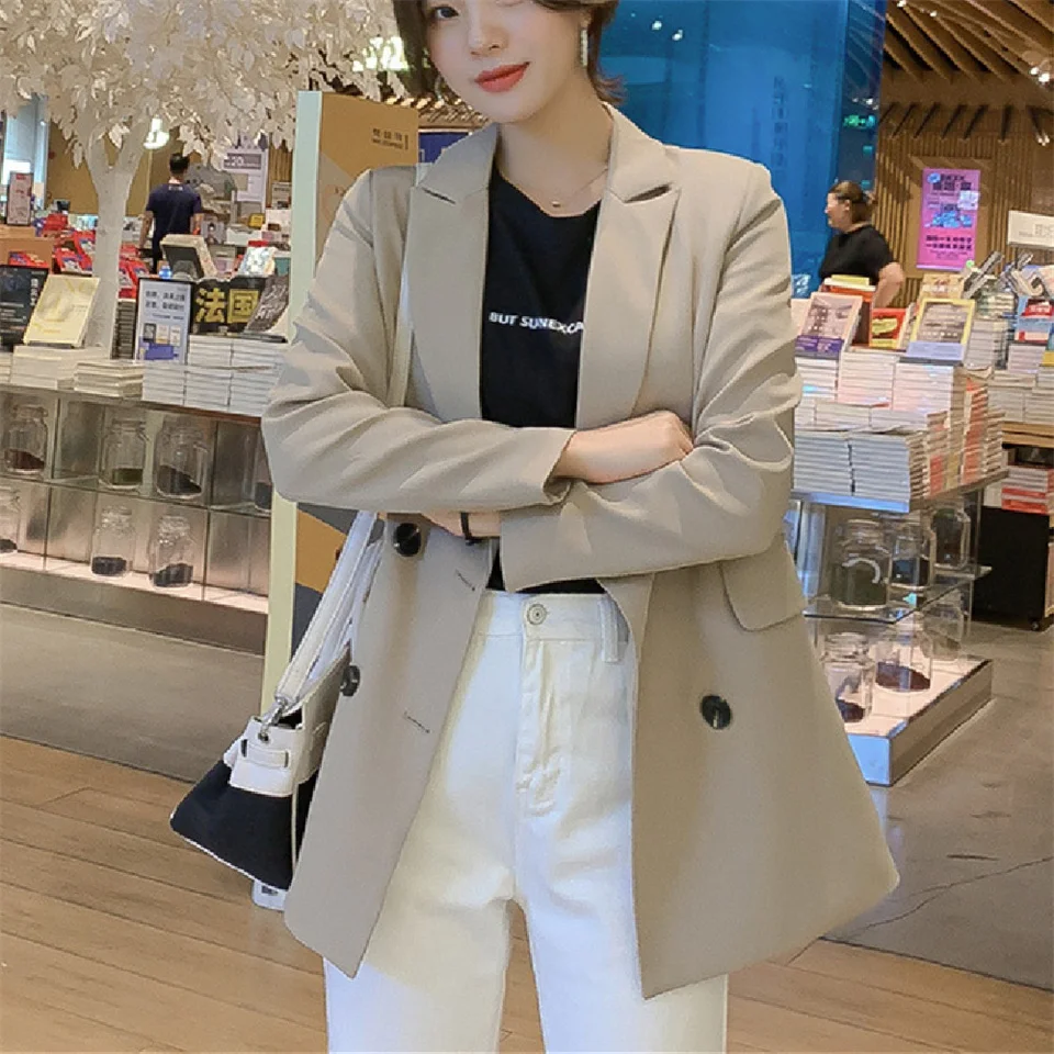 Spring Loose Women Blazer Blazers Jackets Fashion Work Coat Outerwear Autumn Career Female Button All-match Office Jacket Lady
Spring Loose Women Blazer Blazers Jackets Fashion Work Coat Outerwear Autumn Career Female Button All-match Office Jacket Lady