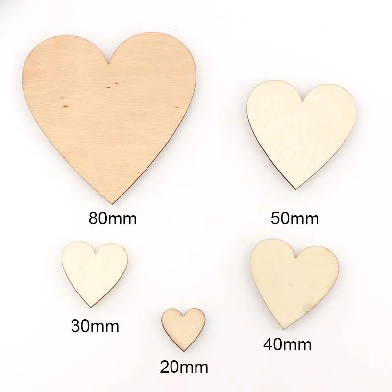 10/20/30/40/50/80mm Wood Heart Slices Discs Patch for Wedding DIY Crafts Hand Graffiti Scrapbooking Party Decor Supplies
10/20/30/40/50/80mm Wood Heart Slices Discs Patch for Wedding DIY Crafts Hand Graffiti Scrapbooking Party Decor Supplies