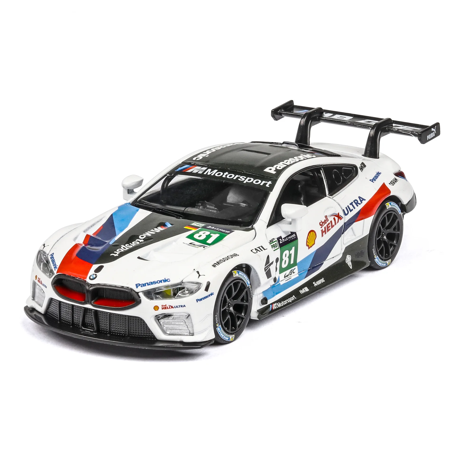 1:32 BMW M8 modified racing car with sound and light children's alloy toy car model collection gift pull-back vehicle
1:32 BMW M8 modified racing car with sound and light children's alloy toy car model collection gift pull-back vehicle