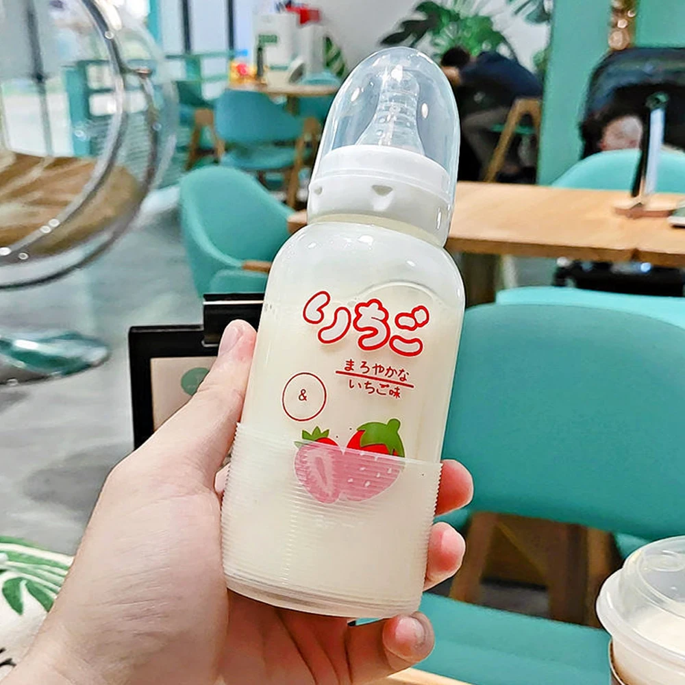 Watermelon Gass Water Bottle Pacifier Straw Cup Suitable for Adult Children Milk Strawberry Glass Bottle Baby Feeding Bottle
Watermelon Gass Water Bottle Pacifier Straw Cup Suitable for Adult Children Milk Strawberry Glass Bottle Baby Feeding Bottle