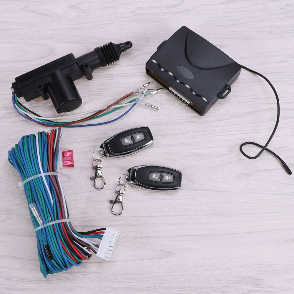 Universal Car Door Lock Vehicle Keyless Entry System Auto Remote Central Kit for 2-Door / 4-Door Car (Black) 
Universal Car Door Lock Vehicle Keyless Entry System Auto Remote Central Kit for 2-Door / 4-Door Car (Black)