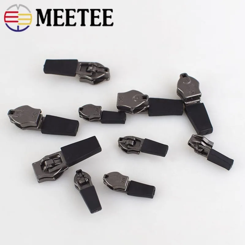 10pcs Meetee 3# 5# Anti-loading Waterproof Zipper Slider Reverse Installation for Invisible Nylon Zip Bag Jacket Zip Head Puller
10pcs Meetee 3# 5# Anti-loading Waterproof Zipper Slider Reverse Installation for Invisible Nylon Zip Bag Jacket Zip Head Puller