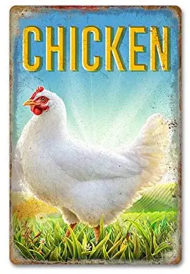 Farmhouse Sign Metal Chicken Signs Funny Wall Signs Chicken Art Tin Signs Chicken Coop Country Decor for Home Size:8 x 12in
Farmhouse Sign Metal Chicken Signs Funny Wall Signs Chicken Art Tin Signs Chicken Coop Country Decor for Home Size:8 x 12in