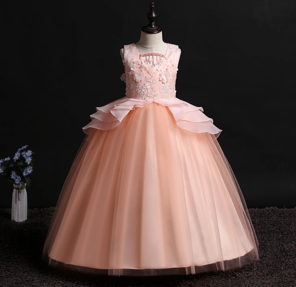 Skyyue Girl Pageant Dress Appliquie Lace Flower Tulle Flower Girl's Dresses for Wedding O-neck Bow Communion Gowns 2019 739
Skyyue Girl Pageant Dress Appliquie Lace Flower Tulle Flower Girl's Dresses for Wedding O-neck Bow Communion Gowns 2019 739