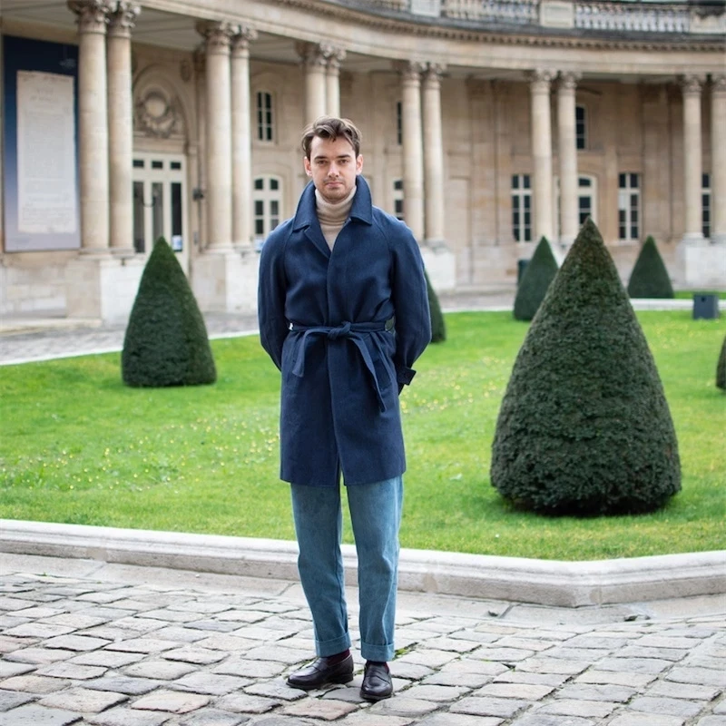 Мужской однобортный пиджак с вырезом «елочка» и отворотом, шерстяное пальто с поясом, длинная куртка, повседневный мужской пиджак в английс...
Мужской однобортный пиджак с вырезом «елочка» и отворотом, шерстяное пальто с поясом, длинная куртка, повседневный мужской пиджак в английс...