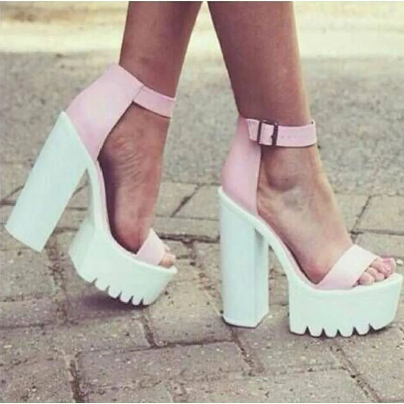 Thick Platform Square High Heels Gladiator Sandals Lady Peep Toe Buckle Strap Casual Shoes Women Cover Chunky Heels Party Shoes
Thick Platform Square High Heels Gladiator Sandals Lady Peep Toe Buckle Strap Casual Shoes Women Cover Chunky Heels Party Shoes