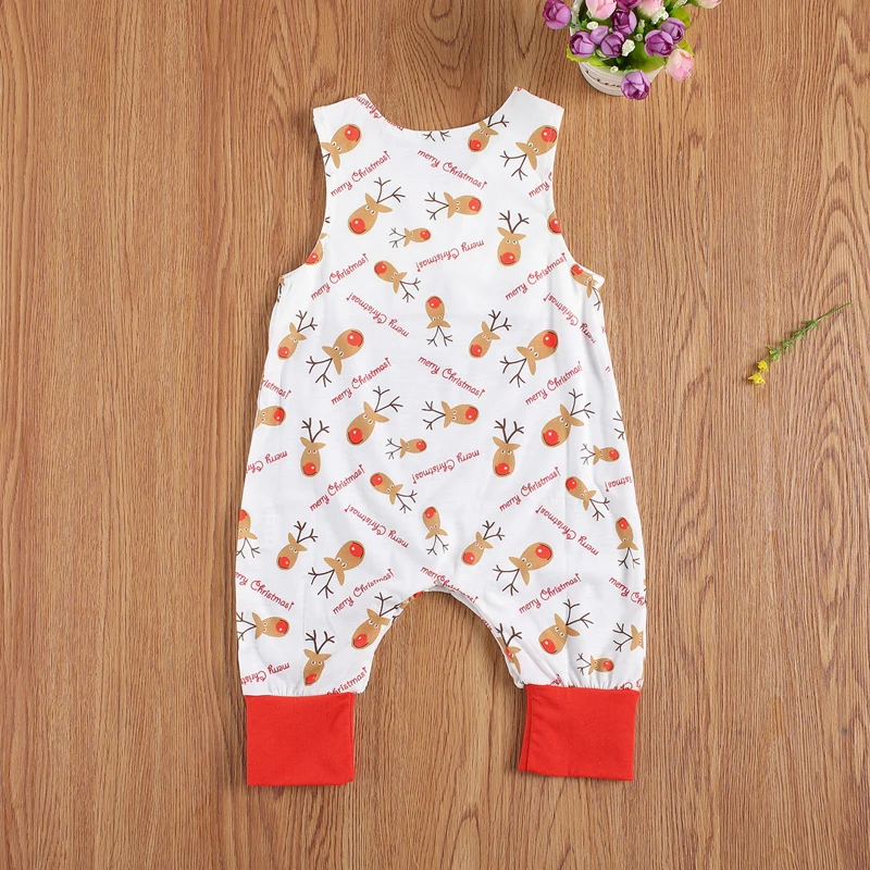 FT380870-24M Newborn Baby Boy Girl Fashion Romper Christmas Sleeveless Deer Printed O-Neck Jumpsuit 2Styles Clothing
FT380870-24M Newborn Baby Boy Girl Fashion Romper Christmas Sleeveless Deer Printed O-Neck Jumpsuit 2Styles Clothing