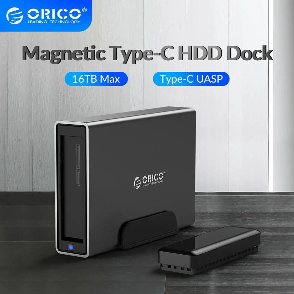 ORICO 3.5 inch HDD Case Aluminum Alloy Magnetic HDD Docking Station for 2.5/3.5 inch SATA HDD Enclosure 5Gbps Support UASP 16TB
ORICO 3.5 inch HDD Case Aluminum Alloy Magnetic HDD Docking Station for 2.5/3.5 inch SATA HDD Enclosure 5Gbps Support UASP 16TB