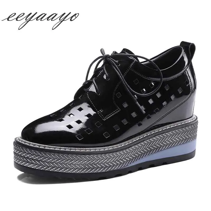 2020 New Genuine Leather Women Pumps Increased Internal Heel Lace-Up Fashion Casual Women Platform Shoes Black Cow Leather Pumps
2020 New Genuine Leather Women Pumps Increased Internal Heel Lace-Up Fashion Casual Women Platform Shoes Black Cow Leather Pumps