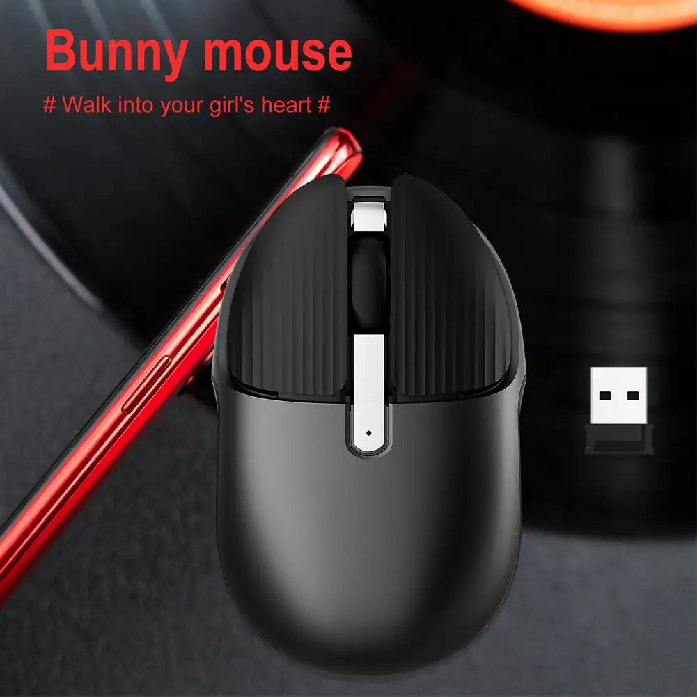2.4G Wireless Mouse with Receiver Rechargeable Silent Office Mouse Adjustable DPI Settings, 4 Buttons
2.4G Wireless Mouse with Receiver Rechargeable Silent Office Mouse Adjustable DPI Settings, 4 Buttons