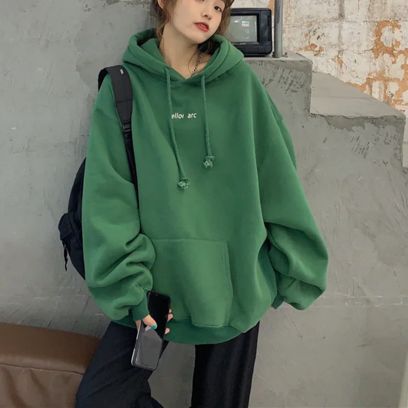 Small Hooded Sweater Autumn Winter Bf Lazy Wind Loose and Versatile Thickened Plush Printed Coat Women
Small Hooded Sweater Autumn Winter Bf Lazy Wind Loose and Versatile Thickened Plush Printed Coat Women