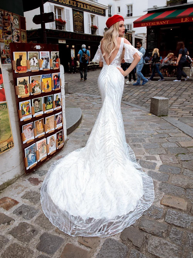 Hi Shy Bride New Simple Wedding Dress Backless Sleeveless Design Chiffon Lace Bride Dresses Princess Dress Plus Size Tailor-made
Hi Shy Bride New Simple Wedding Dress Backless Sleeveless Design Chiffon Lace Bride Dresses Princess Dress Plus Size Tailor-made