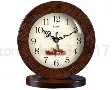 Часы из массива дерева, настольные часы, бесшумные современные настольные часы для спальни, европейские креативные сидячие часы, маятников... 
Часы из массива дерева, настольные часы, бесшумные современные настольные часы для спальни, европейские креативные сидячие часы, маятников...