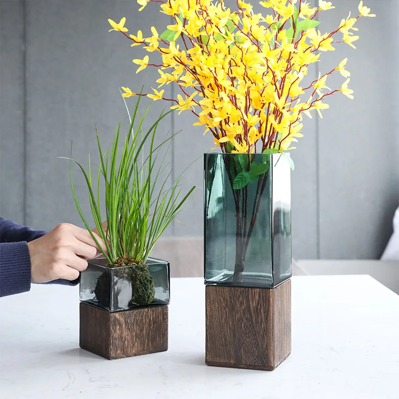 Nordic Log Transparent Glass Vase Ornaments Creative Countertop Vase Modern Home Living Room Flower Arrangement Decoration Gifts
Nordic Log Transparent Glass Vase Ornaments Creative Countertop Vase Modern Home Living Room Flower Arrangement Decoration Gifts