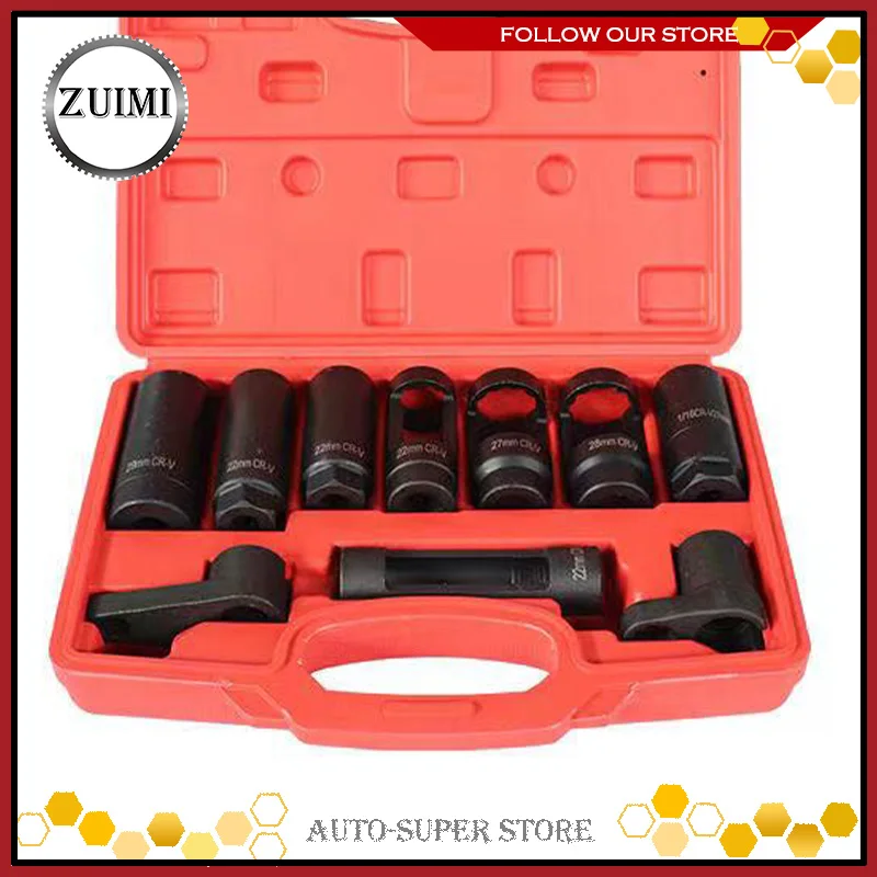 10 шт. Универсальный Высококачественный кислородный гаечный ключ инструмент для лямбда-датчика набор инструментов для удаления гнезда двиг... 
10 шт. Универсальный Высококачественный кислородный гаечный ключ инструмент для лямбда-датчика набор инструментов для удаления гнезда двиг...